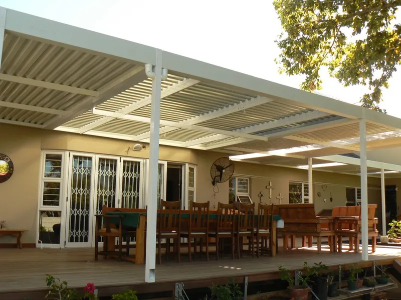 Aluminium awning installation by AL Patio Solutions