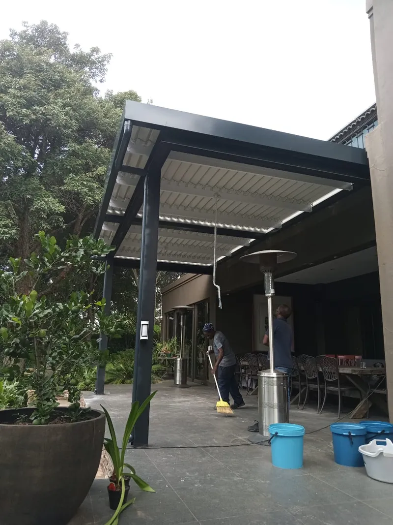 Charcoal Awnings installation by AL Patio Solutions — photo 1